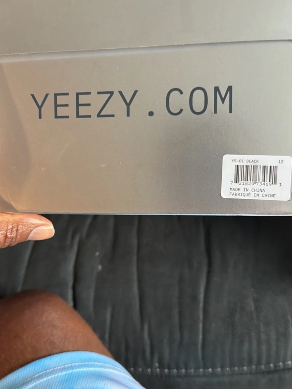 Yeezy Black Slide Sandals - Open Toe Casual Slides